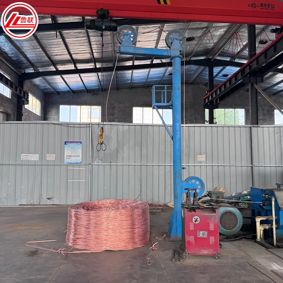 Copper conductor processing on the Lulian Cable production line