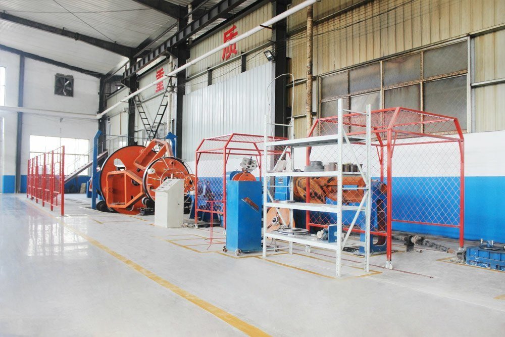 Drum twister cabling machine at the Lulian factory