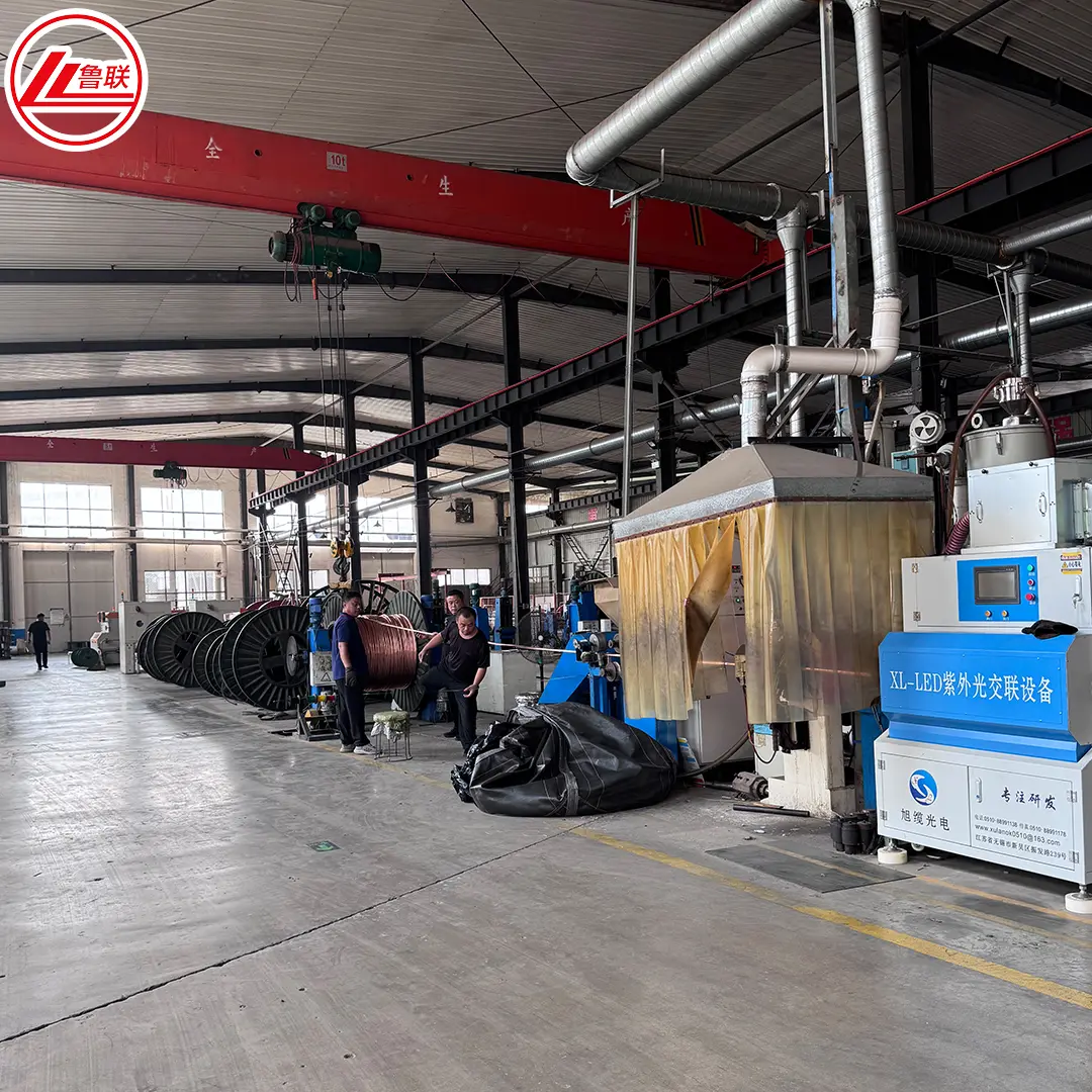 Cable insulation and crosslinking production equipment at Lulian Cable
